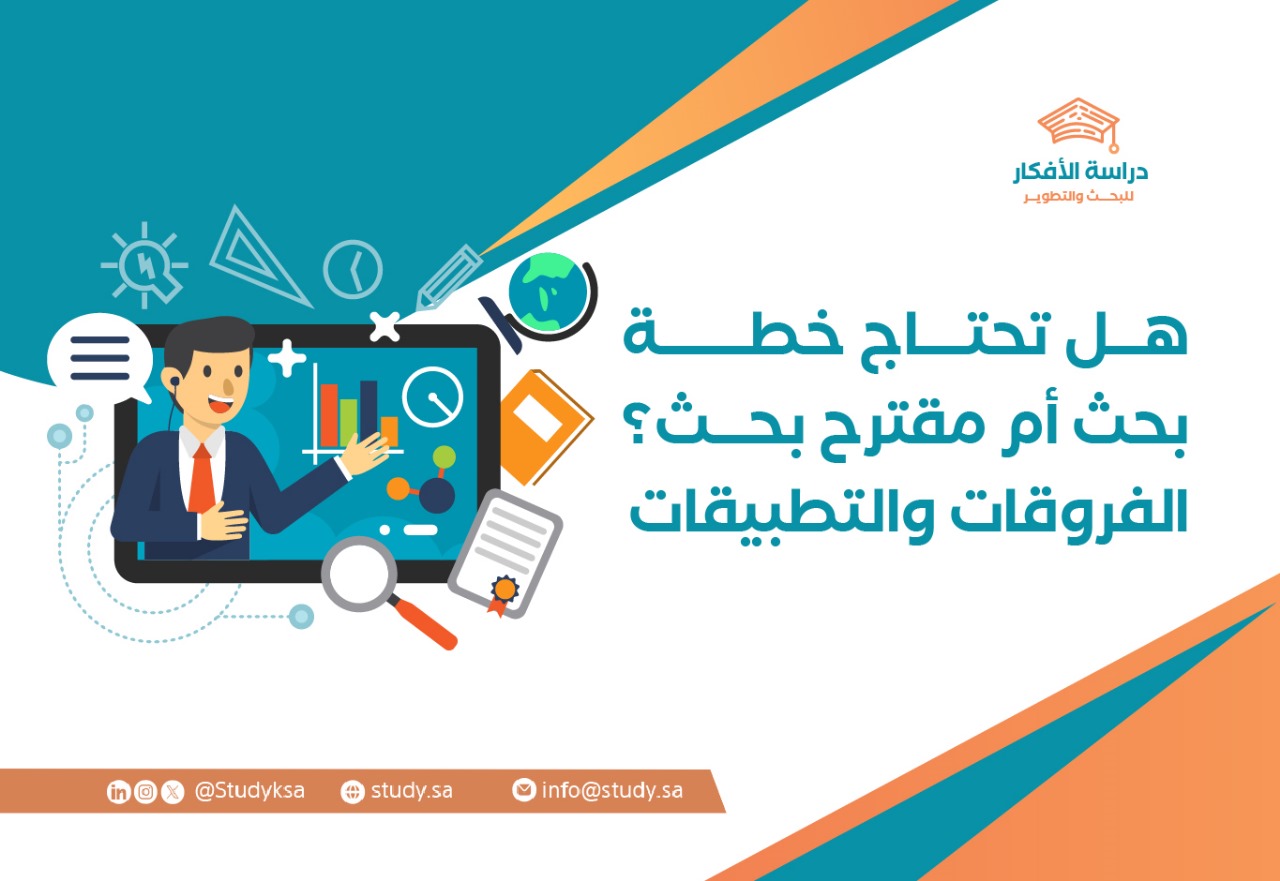 هل تحتاج خطة بحث أم مقترح بحث؟